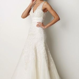 Watters wedding gown “sterling” 14 ivory